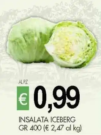 PrestoFresco Insalata Iceberg 400 gr offerta