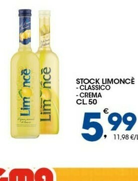 Sigma Stock - Crema Di Limoncè 500 G(ml) offerta