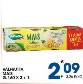 Sigma Valfrutta Mais offerta