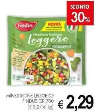 PrestoFresco Findus Minestrone Leggero 700 gr offerta