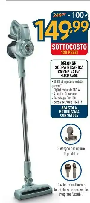 Sinergy DeLonghi XLM355.ADC Senza Sacchetto Blu offerta