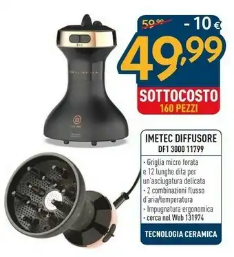 Sinergy Imetec Diffusore DF1 3000 11799 offerta