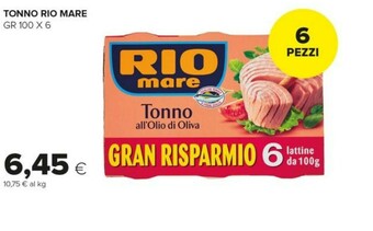Tigre Rio Mare Tonno Rio mare offerta