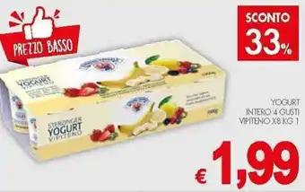 Vipiteno Yogurt Intero 4 gusti x8 1 kg