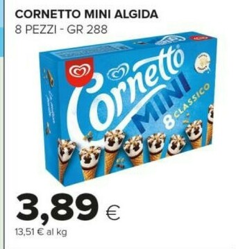 Tigre Algida Cornetto offerta