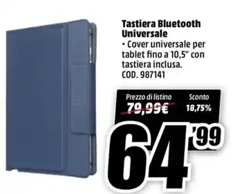 MediaWorld Tucano Tastiera Bluetooth Universale offerta