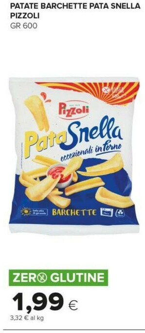 Tigre Pizzoli Patatine offerta