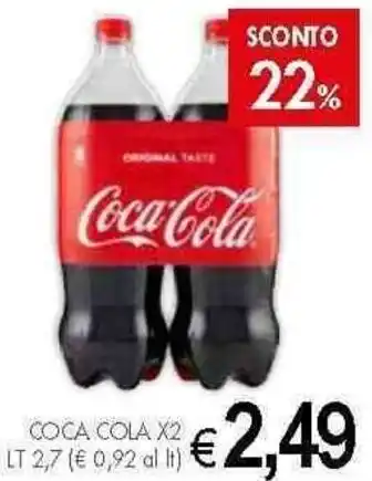 Coca Cola x2 2,7 lt