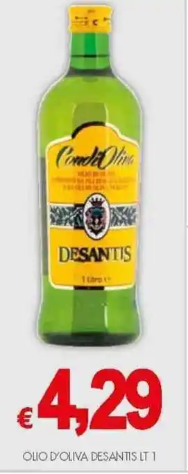 PrestoFresco Desantis Olio D'Oliva 1 lt offerta