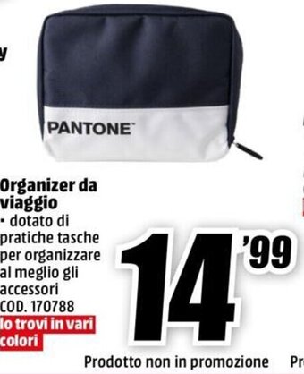 MediaWorld Pantone Organizer da Viaggio offerta