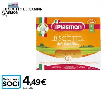 Ipercoop Plasmon Il Biscotti Dei Bambini 720 g offerta