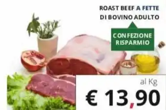 Supermercati Visotto Roast Beef a Fette di Bovino Adulto offerta
