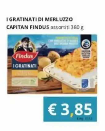 Capitan Findus I Gratinati di merluzzo 380 g