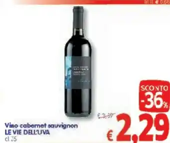 A&O Le Vie Dell'Uva Vino Cabernet Sauvignon offerta