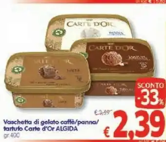 A&O Algida - Carte D'Or Tartufo 400 G(ml) offerta
