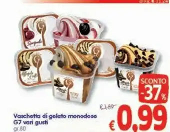 A&O G7 Vaschetta Di Gelato Monodose offerta