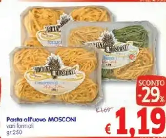 A&O Luciana mosconi Luciana Mosconi - Pasta All'Uovo Integrale 250 G(ml) offerta