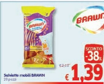 A&O Brawn Salviette Mobili offerta