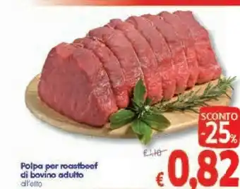 A&O Polpa Per Roastboef Di Bovino Adulto offerta