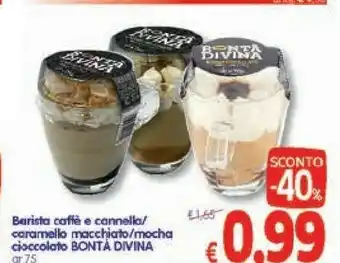 A&O Bonta Divina Barista Caffe E Canella/Caramello Macchiato/Mocha Cioccolato offerta