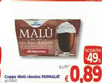 A&O Parmalat Parmalat - Malù Classica Cacao 200 G(ml) offerta