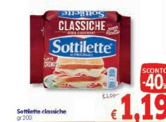 A&O Sottilette Classiche offerta