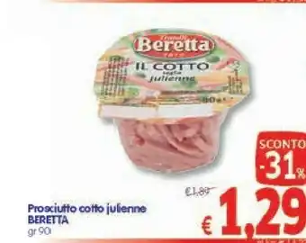 A&O Fratelli Beretta Prosciutto Cotto Julienne offerta