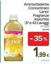 Carrefour Lenor Ammorbidente Concentrato offerta
