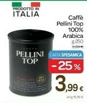 Carrefour Pellini Caffè Top 100% Arabica offerta
