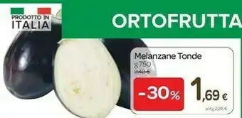 Carrefour Carrefour Melanzane Tonde offerta