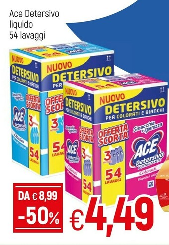 Famila Ace Detersivo Liquido offerta