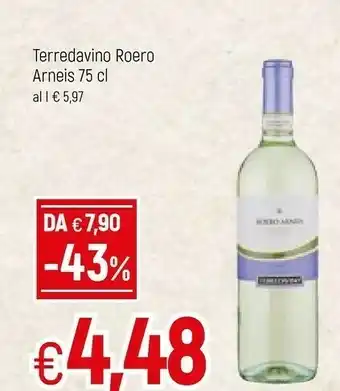 Famila Terredavino Roero Arneis offerta