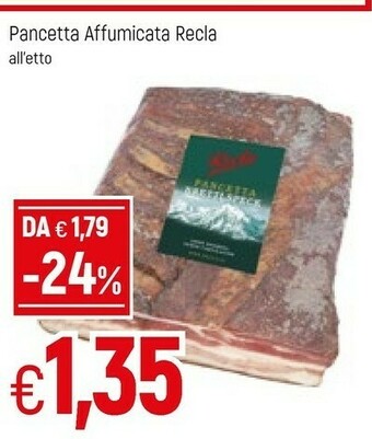 Famila Recla Pancetta Affumicata offerta