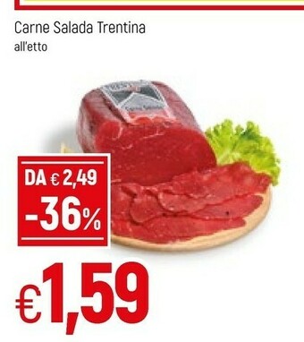 Famila Carne Salada Trentina offerta