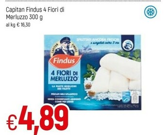 Famila Findus 4 Fiori Di Merluzzo 300 G(ml) offerta