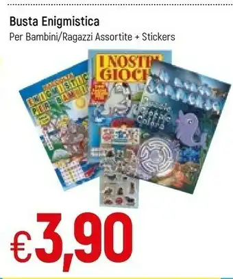 Famila Busta Enigmistica Per Bambini/ragazzi Assortite + Stickers offerta