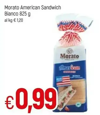 Famila Morato pane & idee American Sandwich Classico 825 G(ml) offerta