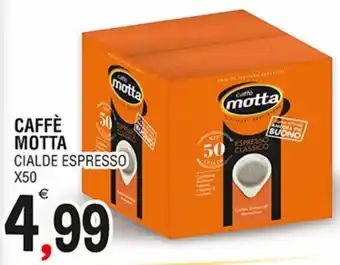 Al Discount Caffè Motta cialde espresso x50 offerta