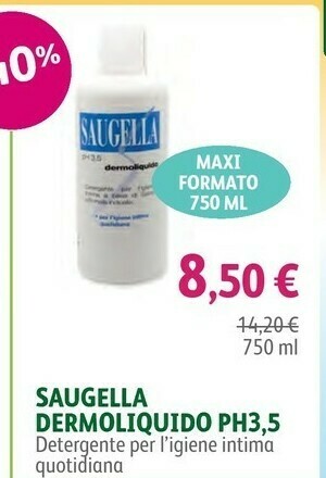 Lloyds Farmacia Saugella Dermoliquido PH3,5 750ml offerta