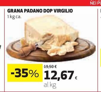 Ipercoop Grana padano dop virgilio offerta