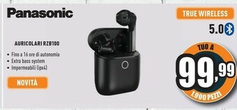 Unieuro Panasonic Auricolari RZB100 offerta