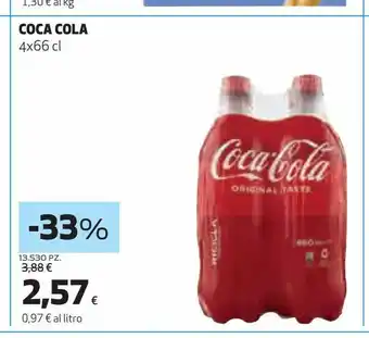 Ipercoop Coca-cola 4x66 cl offerta
