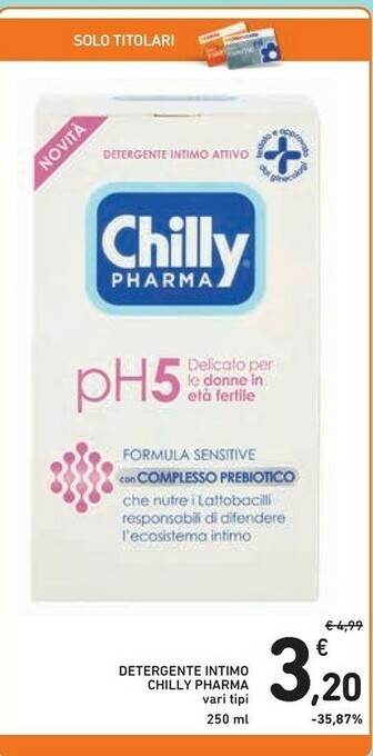Conad Chilly Detergente intimo offerta