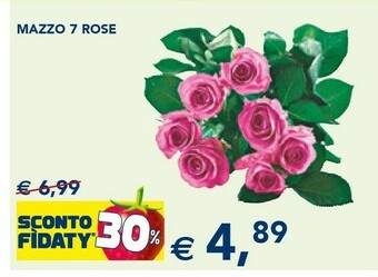 Esselunga Mazzo 7 Rose offerta