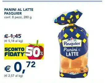 Esselunga Pasquier Panini Al Latte offerta