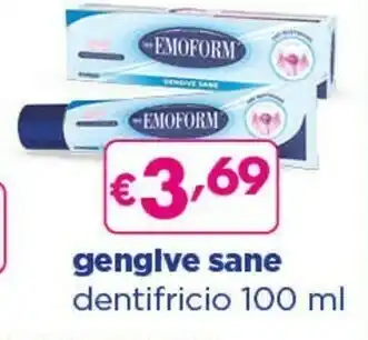 Acqua & Sapone Emoform Gengive Sane Dentifricio offerta