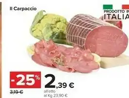Carrefour Carrefour Il Carpaccio offerta