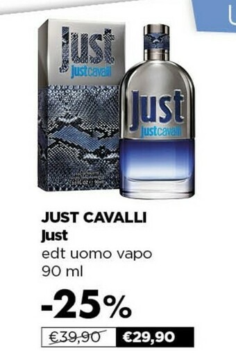 Acqua & Sapone Just cavalli Just Edt Uomo Vapo offerta