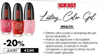 Acqua & Sapone Pupa Smalto Per Unghie offerta
