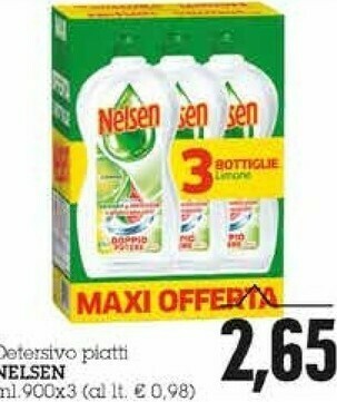Emi Supermercati Nelsen Detersivo piatti offerta